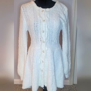 POL PREMIUM White Dress. Size L NWOT